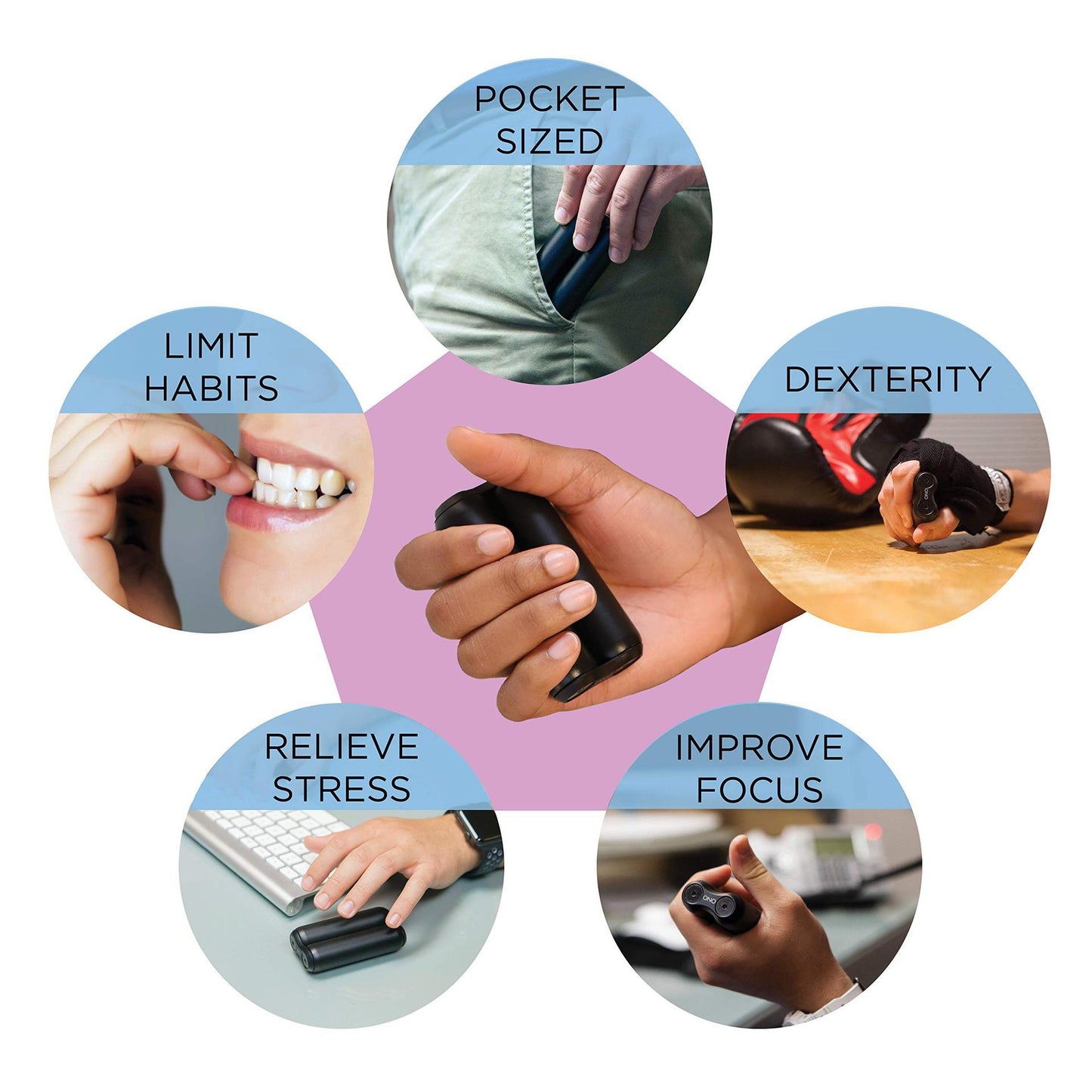Silicone Roller  Fidget Toy for Adults – Stress Relief & Focus on the Go